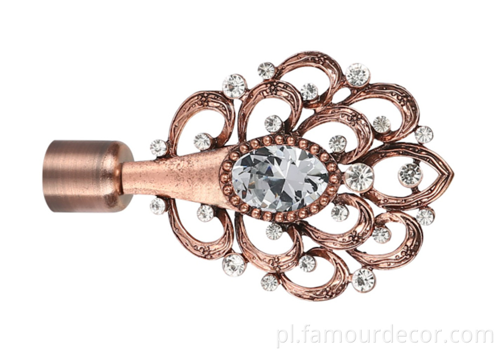 curtain rod with rhinestones wholesale